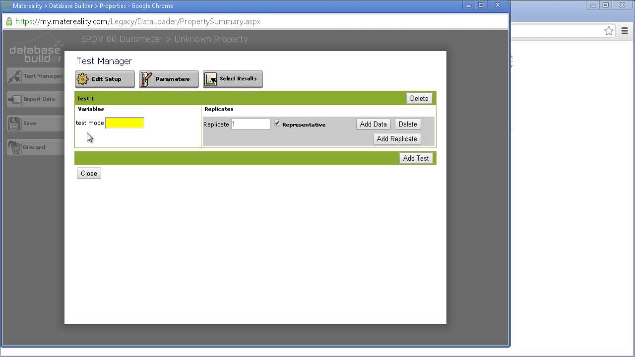 Matereality Tutorial: Loading Hyperelastic Data