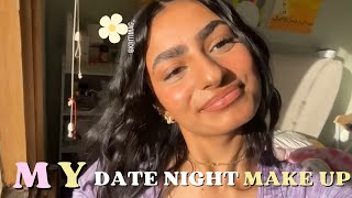 ✨ Glowy Date Night Makeup Tutorial | Radiant & Romantic Look 💖