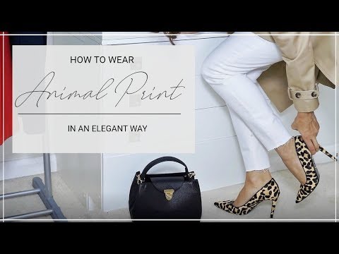 How to Wear Animal Print over 40 in a Classy, Elegant Way | Fashion Over 40