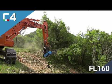 FL160 - FORESTRY MULCHER WITH  RETRACTABLE HAMMERS