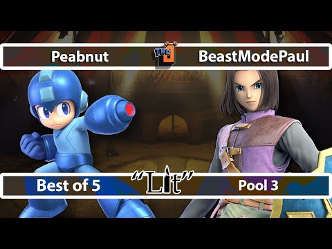 Smash LITvitational - PHNM | Peabnut (Mega Man) v. NS | BeastModePaul (Hero) - CFL SSBU