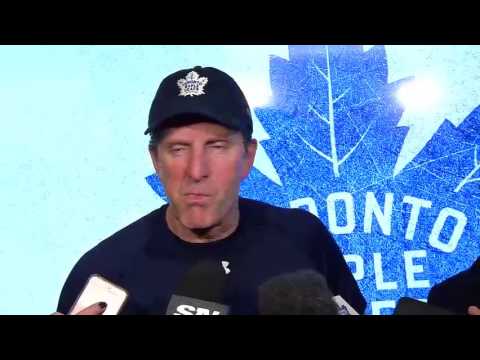 Maple Leafs Practice: Mike Babcock - November 25, 2016