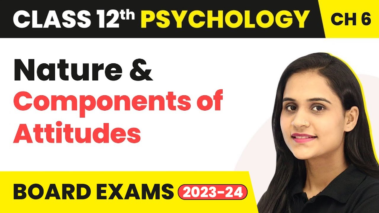 Nature & Components of Attitudes | Class 12 Psychology Chapter 6