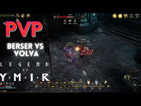 LEGEND OF YMIR sample PVP. Berserk vs VOLVA. NEW MMORPG GAMING na aabangan sa global !