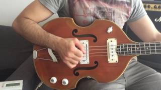 Video thumbnail for EKO 995/395 VIOLIN SHAPED Vintage Bass by WelcomeGuitars
