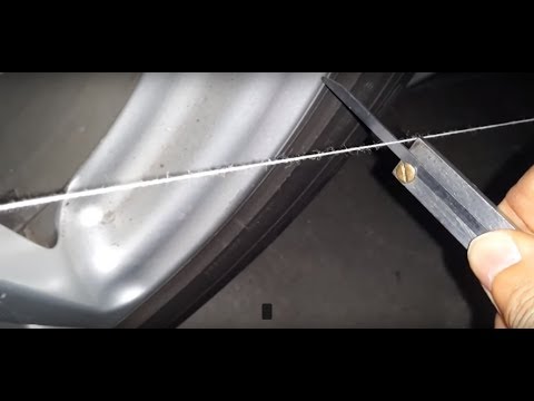 DIY Front Wheels Alignment Using String