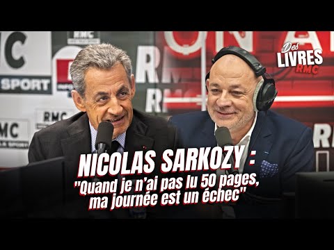 Nicolas Sarkozy invité exceptionnel de Fred Hermel dans "Des Livres RMC"