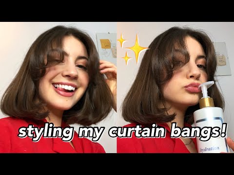 5 Ways to Style a Bob + Curtain Bangs!