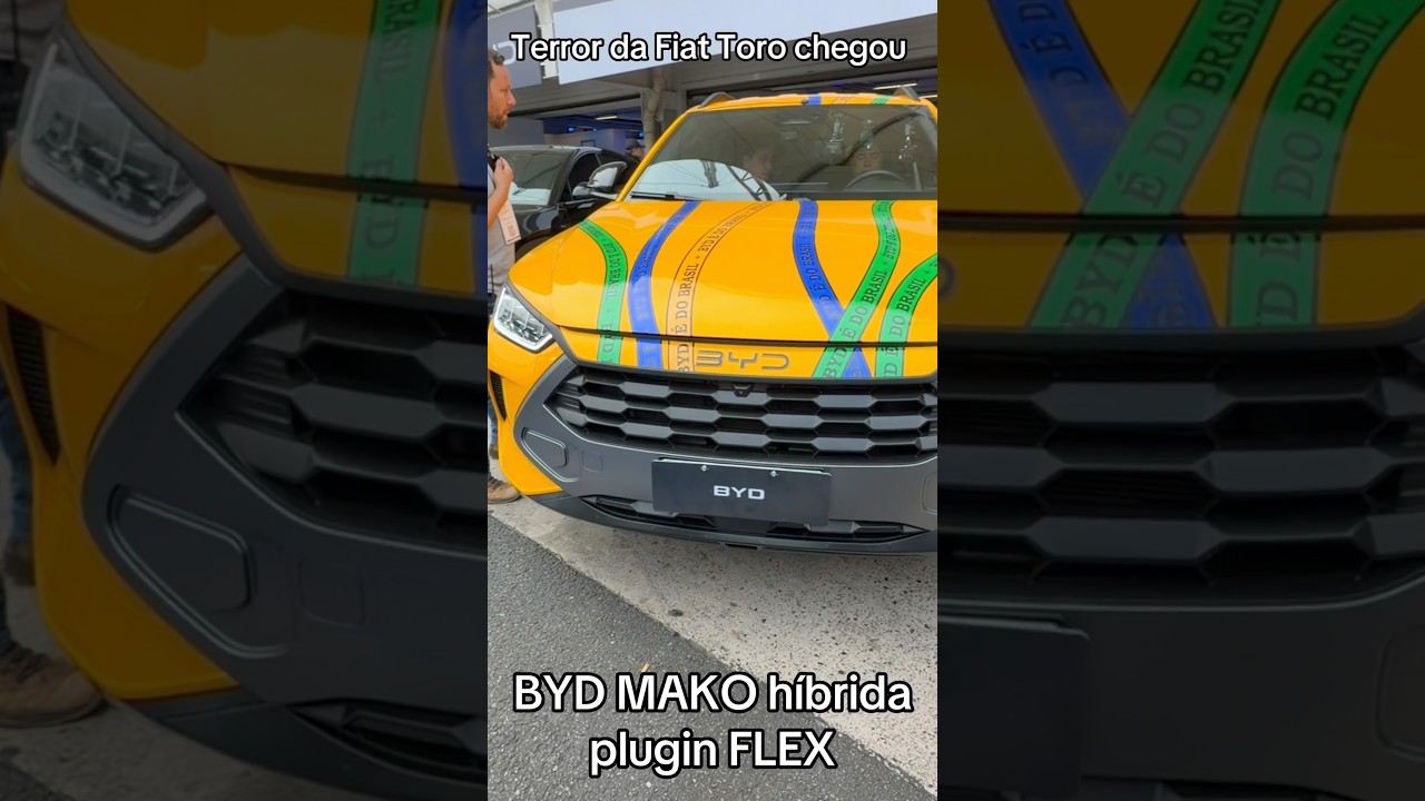 A concorrente da FIAT TORO está chegando. BYD MAKO mostrada pela primeira vez no Festival Interlagos