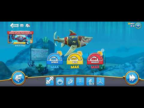 Hungry Shark Evolution - Giant Monster Magmajira Vs Enemy Sharkjira - Real Gameplay Lv.3.10