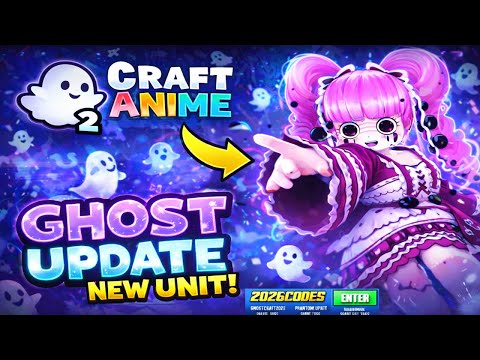 NEW UPDATE CODES!? How To Craft The New Units! Craft Anime (Ghost Unit?) Roblox