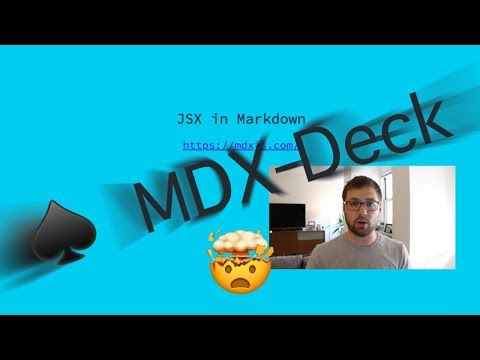 Make Fast & Beautiful Presentations with MDX-Deck