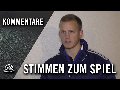 Die Stimmen zum Spiel (TSG Sprockhövel - TSC Eintracht Dortmund II, U15 C-Junioren, Bezirksliga)