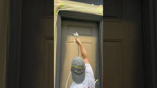 We love the way @sherwinwilliams Emerald rain refresh apply and finishes! 👑