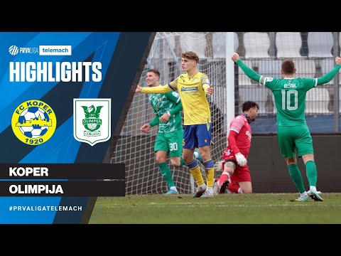Koper 2 - 4 Olimpija I 19. krog 2023/24 #PrvaLigaTelemach