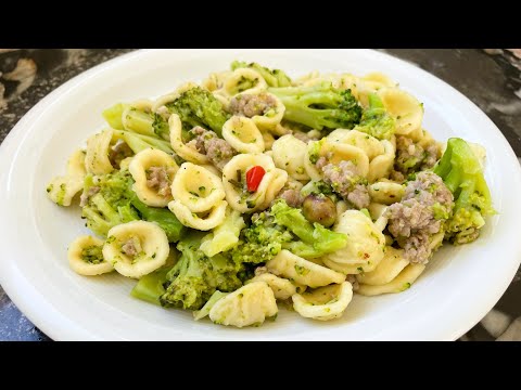ORECCHIETTE BROCCOLI E SALSICCIA ❤️ the original recipe