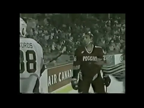 Russia - Canada hits and roughs 8/25/96 World Cup '96