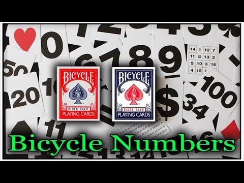 Voir la vidéo Bicycle Special Numbers Bleu - 11 Effets