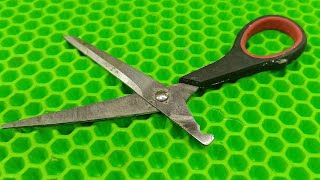 Brilliant idea from broken scissors  This master is just a genius!