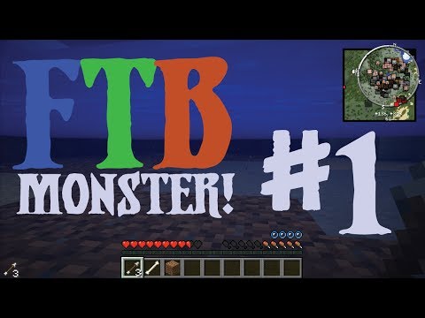 Feed the Beast Monster #1 With @IamSp00n on the newly reset #Hermitcraft!