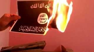 Burn ISIS Flag Challenge - @BURNISIS - LEBANON حرق علم داعش