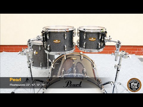 MW-Vintage.pl - Pearl Masterworks 22", 10", 12", 14" Quick Review 4K