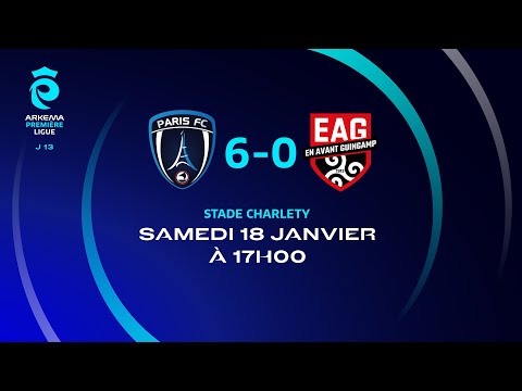 J13 I PARIS FC – EN AVANT GUINGAMP (6-0) I Première Ligue FFF 2024-2025