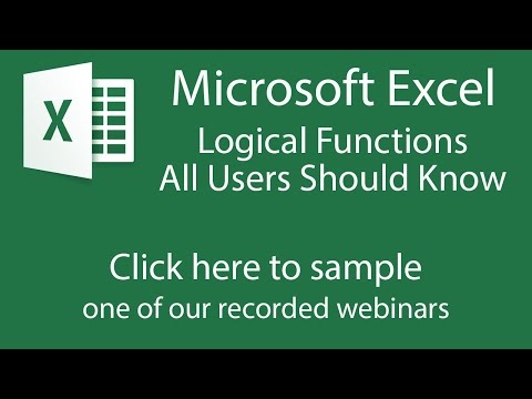 Excel Logical Functions