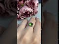 Серебряное кольцо с султанитом 2.1ct