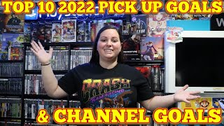 TOP 10 GOALS of 2022! Top ITEMS I want in 2022 and CHANNEL GOALS!