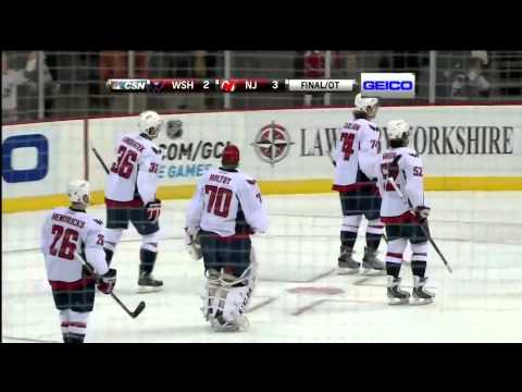 Ilya Kovalchuk OT winner. Washington Capitals @ New Jersey Devils. Jan 25th 2013