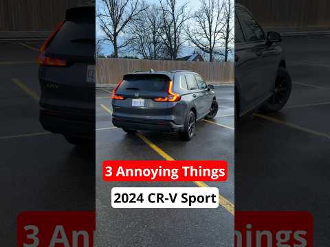 3 Annoying Things About the 2024 #Honda CR-V Sport AWD #carreview #automobile #autobuying #suvs