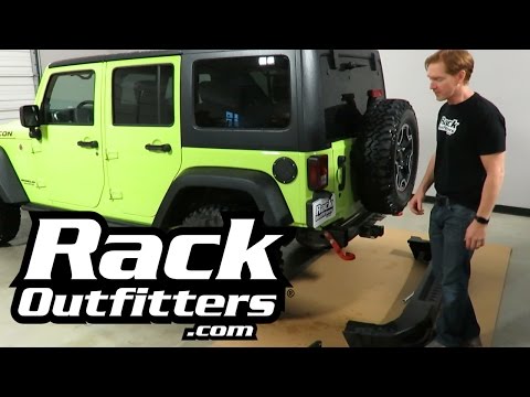 How to Remove Jeep Wrangler HardRock Steel Rear Bumber