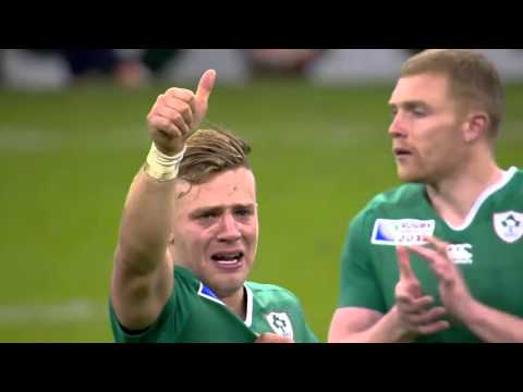 TEARS: Ian Madigan gets the heart pumping after Ireland win