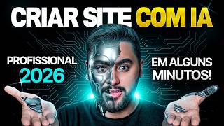 O NOVO JEITO de criar um SITE PROFISSIONAL com IA em 2026 (Passo a Passo Completo)