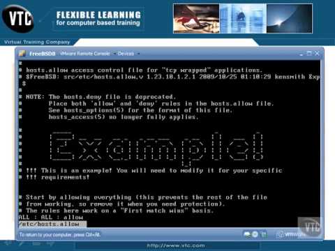 FreeBSD - Using TCP Wrappers