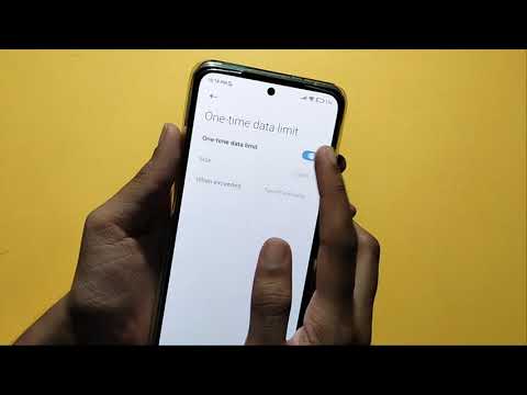 Redmi note 10 lite data limit setting | how to set data limit | data limit kaise off kare