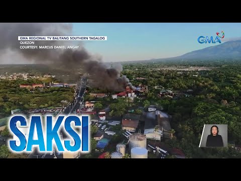 Oil mill sa Lucena City, nasunog Saksi