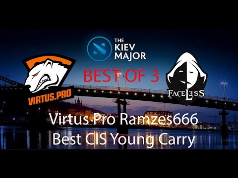 Kiev Major 2017 : Virtus Pro vs Faceless Ramzes666 Troll Warlod Godlike Highlights