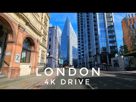 London 4K Driving | No Music | Just Car Sounds ASMR | UK Capital City