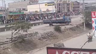 Nairobi Kenya Demonstrations. This was Kitengela