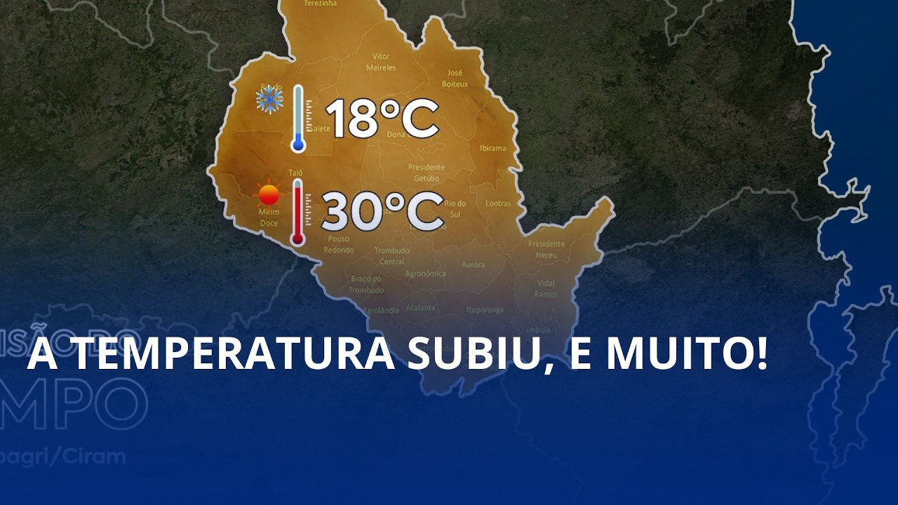 A temperatura subiu, e muito! 🥵☀️