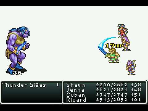 Final Fantasy I & II: Dawn of Souls - Mysidian Tower - Thunder Gigas