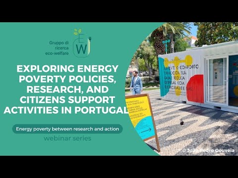 João Pedro Gouveia - Energy poverty between research and action, webinar 2