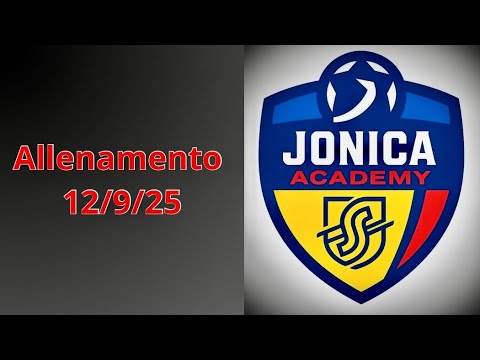 JONICA UNDER 15 allenamento 12/9/25