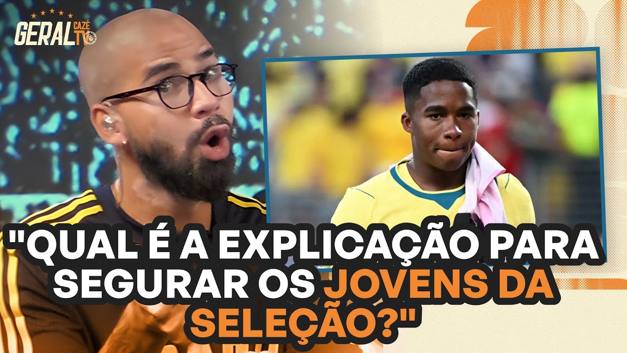 OS JOVENS DO BANCO SÃO A RESPOSTA PARA A SELEÇÃO BRILHAR? | GERAL CAZÉTV