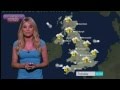 Sian Welby Channel Five Weather 16 7 2012