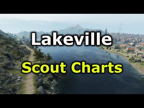 World of Tanks: Scout Guide Charts - Lakeville - South Spawn (9.17)