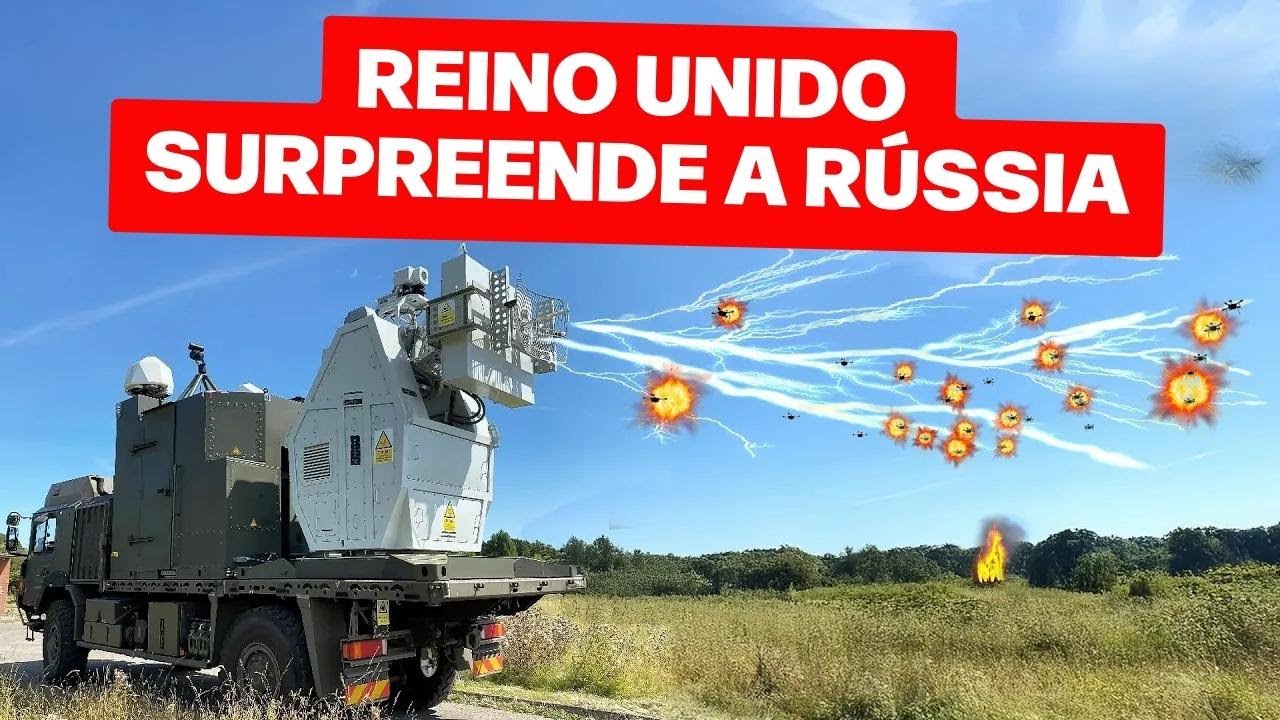 Arma de Microondas Britânica Transforma Drones Russos em Confete Eletrônico