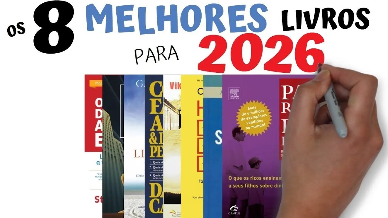 THE 8  BOOKS THAT SHOULD YOU READ [IN PORTUGUESE] | Be A Better Person
